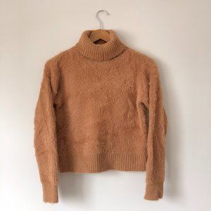 SHEIN | light brown turtleneck sweater